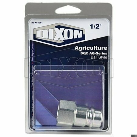 DIXON 1/2 AG-SERIES BALL PLUG, 3/4-16 ORB RETAIL RD-AG4OF4